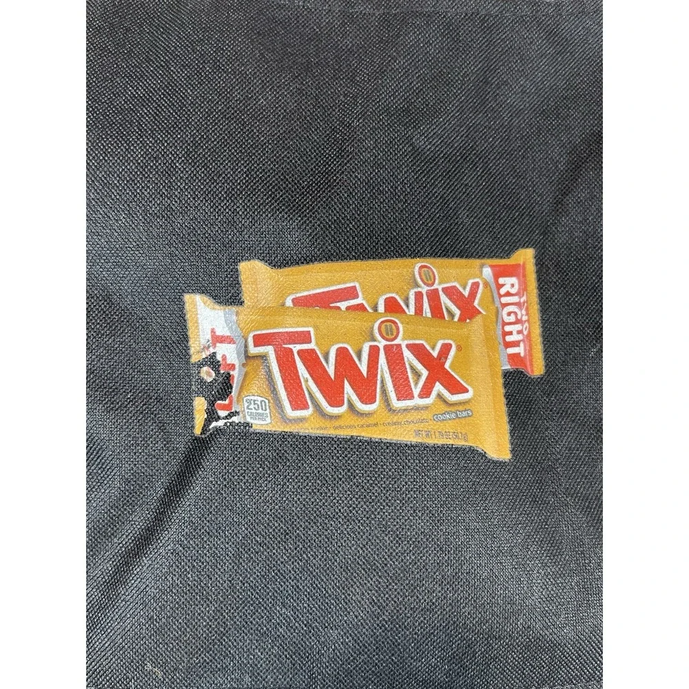 Twix Candy Promo Messenger Bag Red Black Canvas Crossbody Shoulder Satchel